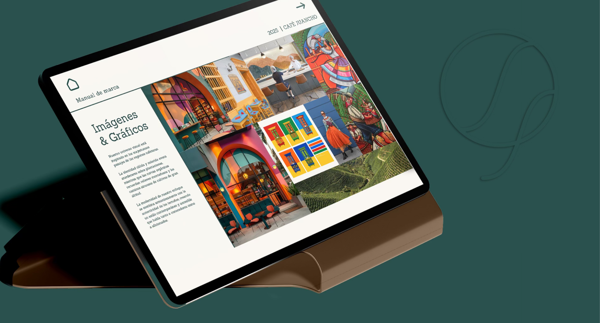 Juancho Café brand application 3
